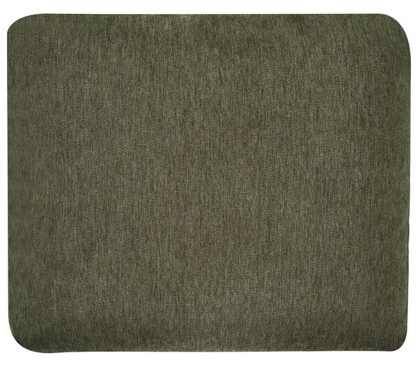 3-miestna pohovka zelené látkové čalúnenie železné nohy minimalistický štýl mid century modern
