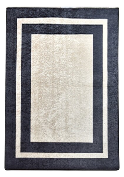 Conceptum Hypnose Koberec Black Frame 80x150 cm biely/ čierny