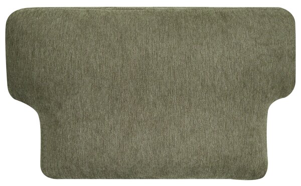 Kreslo zelené látkové čalúnenie železné nohy minimalistický štýl mid century modern
