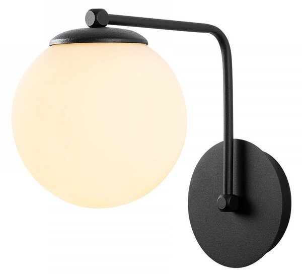 Opviq Nástenná lampa Daisy čierna