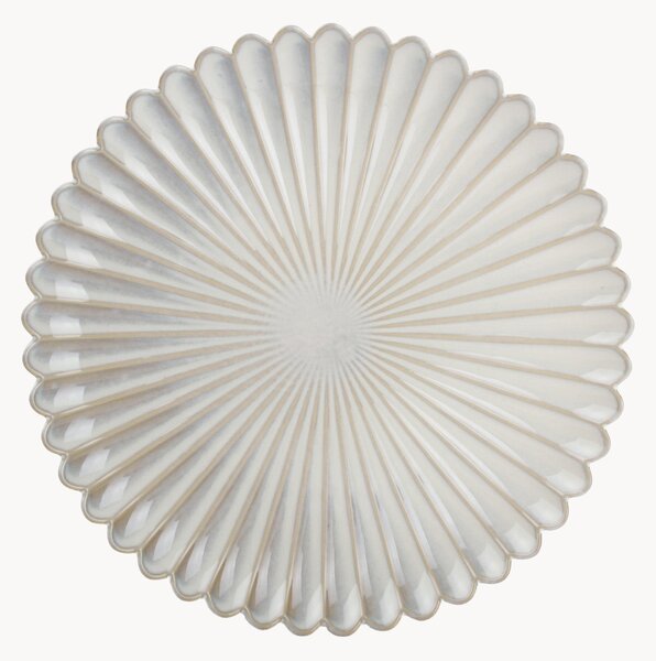 Porcelánové servírovacie taniere Lotus, 4 ks