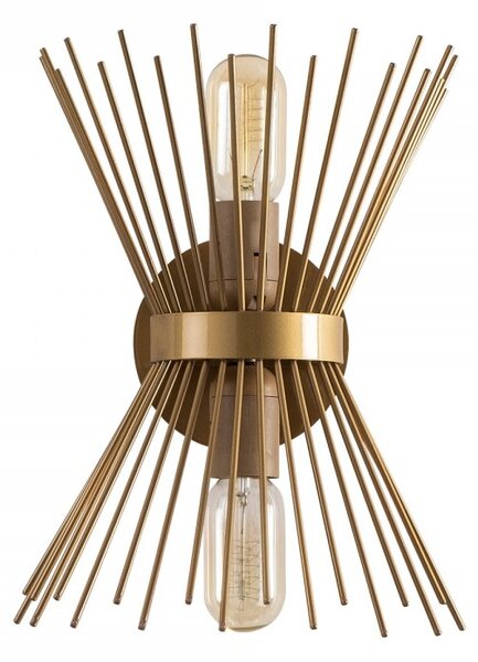 Opviq Nástenná lampa Kirpi zlatá