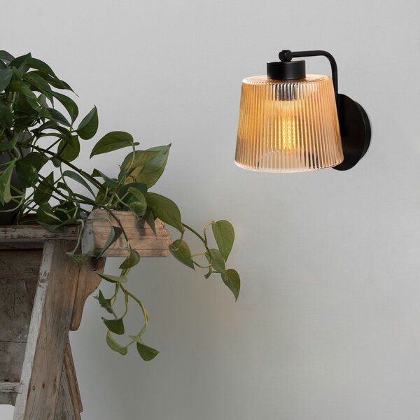 Opviq Nástenná lampa Kemer čierna