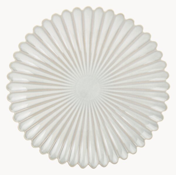Porcelánové plytké taniere Lotus, 4 ks