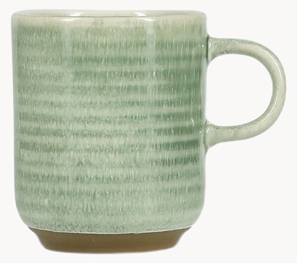 Hrnčeky Cameo Green, 4 ks