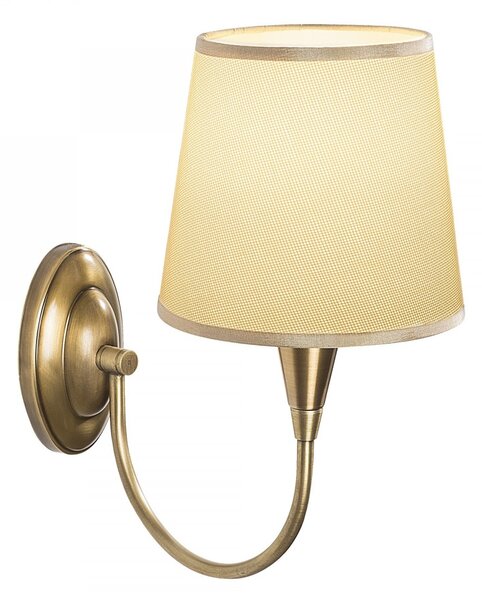 Opviq Nástenná lampa Pardo mosadz/biela