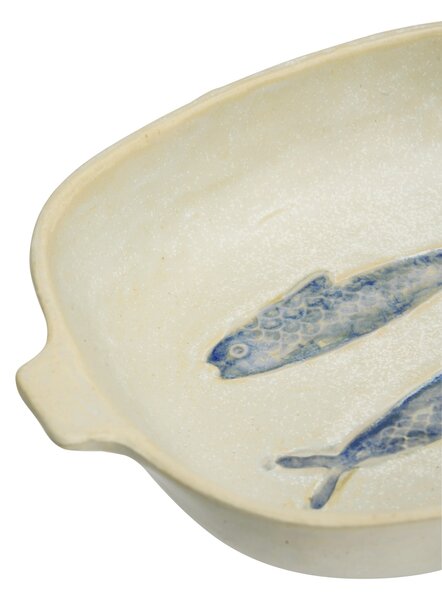 Keramická zapekacia misa Blue Fish