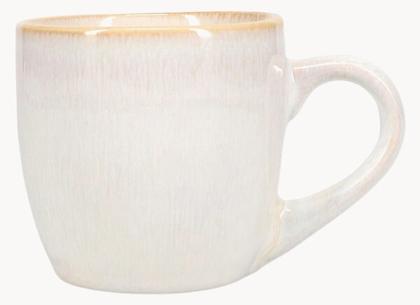 Šálky na čaj Artisan White, 4 ks