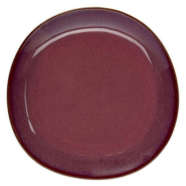 Kameninový tanier Plum Reactive Glaze Ø 21 cm