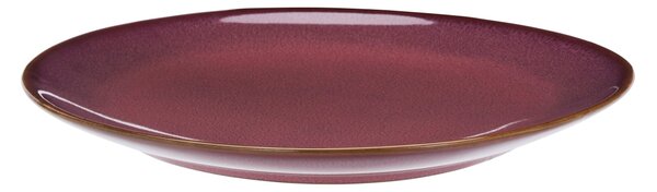 Kameninový tanier Plum Reactive Glaze Ø 21 cm