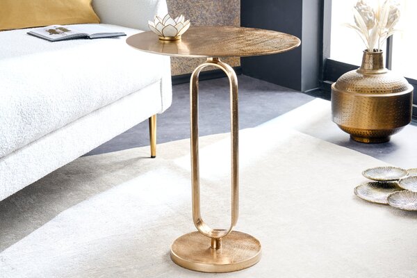 Bočný stolík ELEGANCE 60 cm zlatý