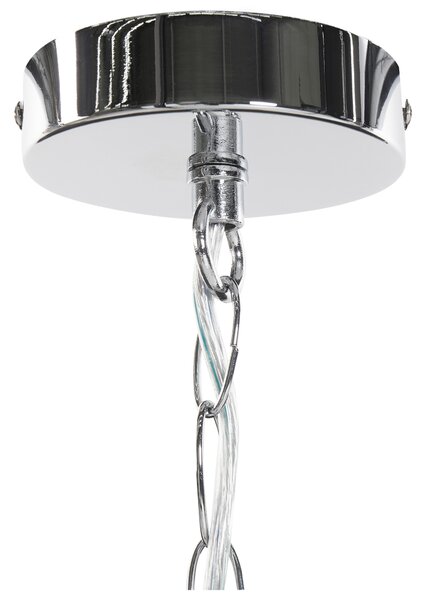 Luster čierny s kryštálmi 155 cm so 4 žiarovkami moderný glamour štýl obývačka jedáleň