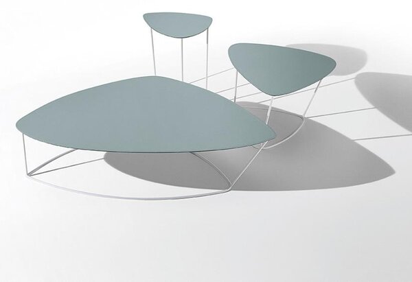 GUAPA dizajnový konferenčný stolík koža MIDJ