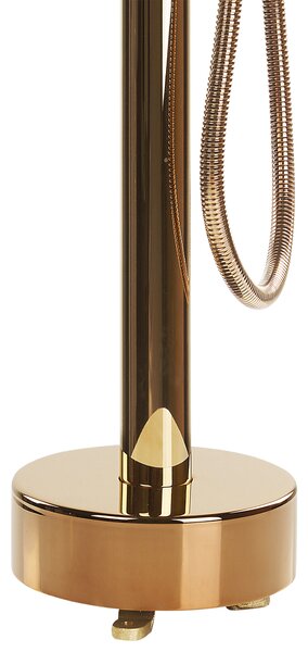 Kúpeľňová vaňová batéria 118 cm medená voľne stojaca s ručnou sprchou moderná