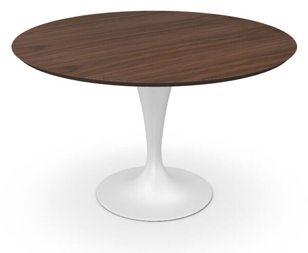 FLUTE dizajnový drevený kruhový stôl