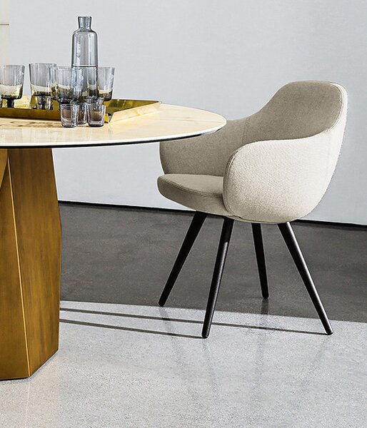 CADIRA dizajnová stolička s podrúčkami