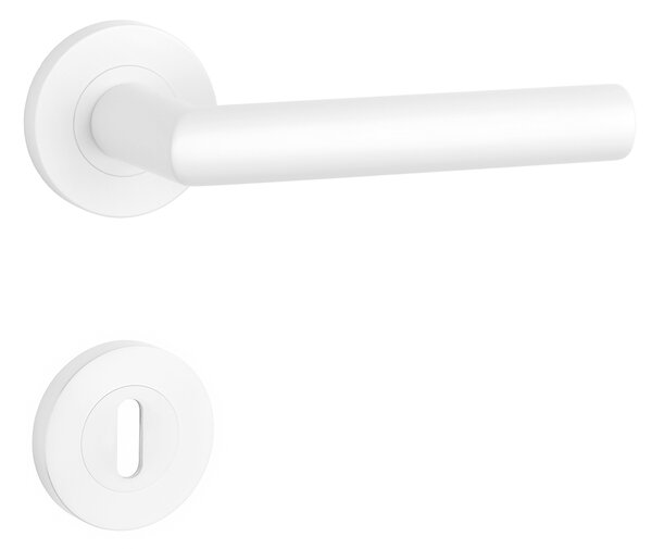 SH - OVAL - R 1740 PRO kľučka/kľučka Biela matná