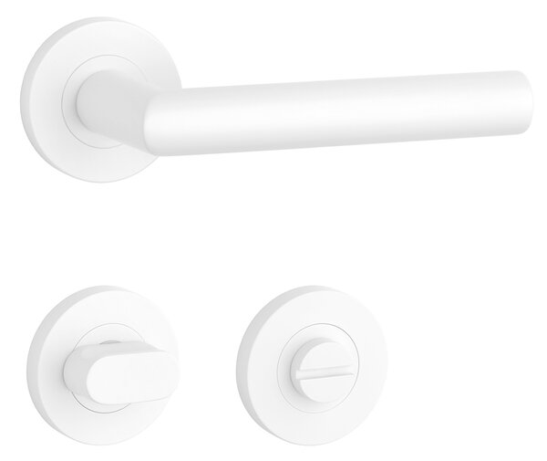 SH - OVAL - R 1740 PRO kľučka/kľučka Biela matná