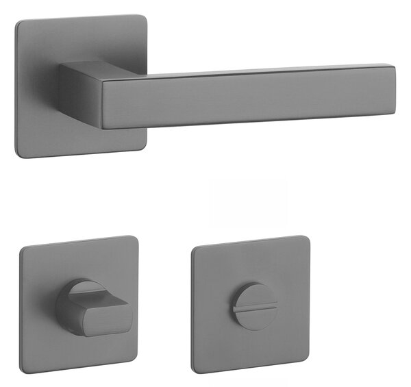 SH - KVADRAT - HR 1760 3SM kľučka/kľučka Čierna matná