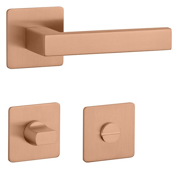 SH - KVADRAT - HR 1760 3SM kľučka/kľučka Meď matná