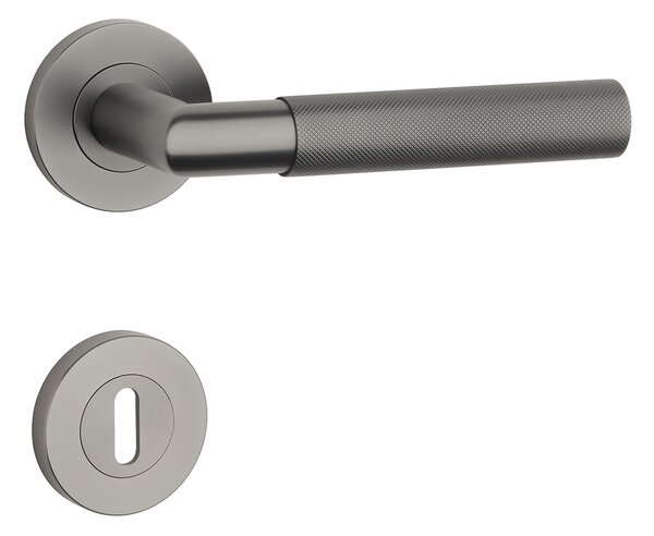 SH - OVAL - R 1742 PRO kľučka/kľučka Grafit matný PVD