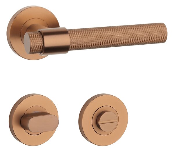 SH - OVAL - R 1743 PRO kľučka/kľučka Meď matná PVD