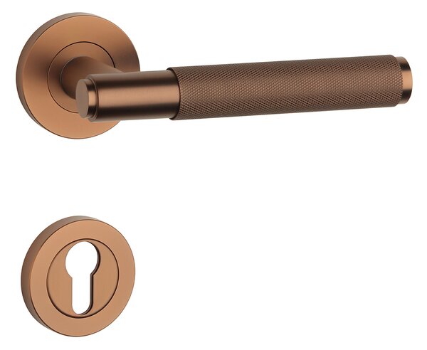 SH - OVAL - R 1741 PRO kľučka/kľučka Meď matná PVD