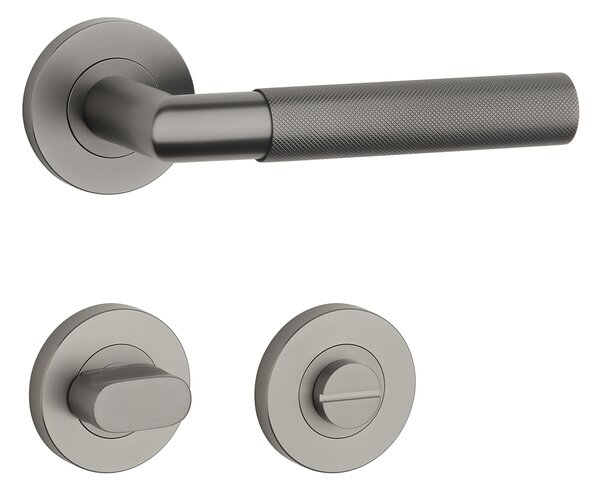 SH - OVAL - R 1742 PRO kľučka/kľučka Grafit matný PVD