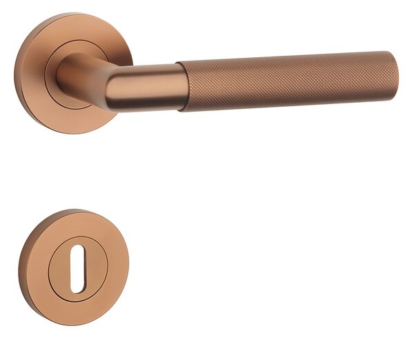 SH - OVAL - R 1742 PRO kľučka/kľučka Meď matná PVD