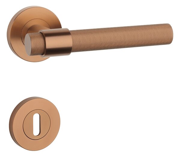 SH - OVAL - R 1743 PRO kľučka/kľučka Meď matná PVD