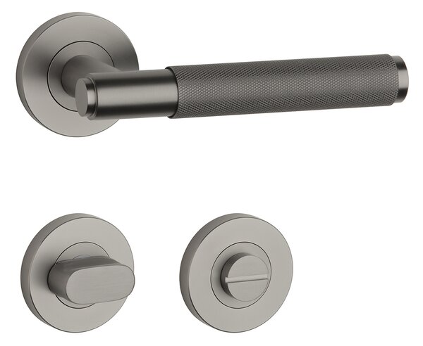 SH - OVAL - R 1741 PRO kľučka/kľučka Grafit matný PVD