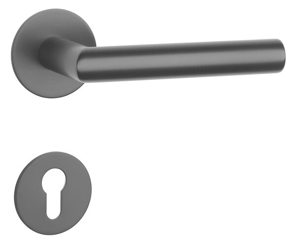 SH - OVAL - R 1750 3SM kľučka/kľučka Čierna matná