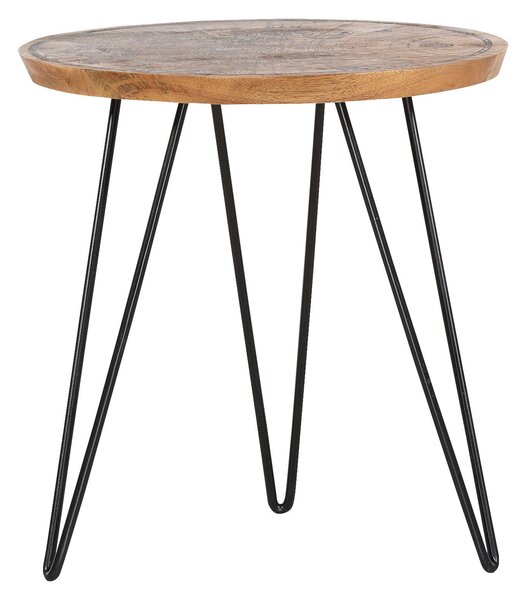 KONFERENČNÝ STOLÍK, prírodná farba, drevo, 46/46/48 cm Carryhome - Stolíky do obývačky
