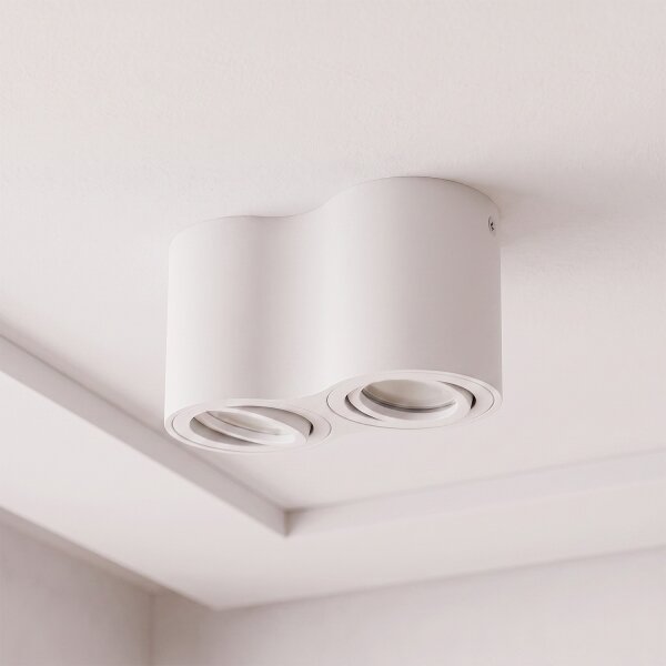BRILAGI - Bodové svietidlo MIA DOUBLE 2xGU10/30W/230V biela