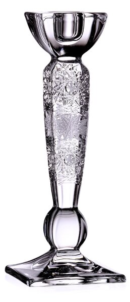 Bohemia Crystal Ručne brúsený svietnik PK500 180mm