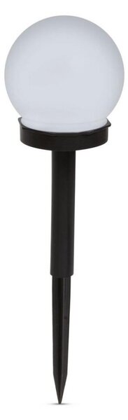 LED solárna lampa LED/1,2V 40mAh IP44 čierna
