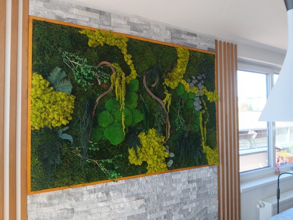ArtTree s.r.o. Exkluzívny machový obraz s rastlinami 200cm x 100cm