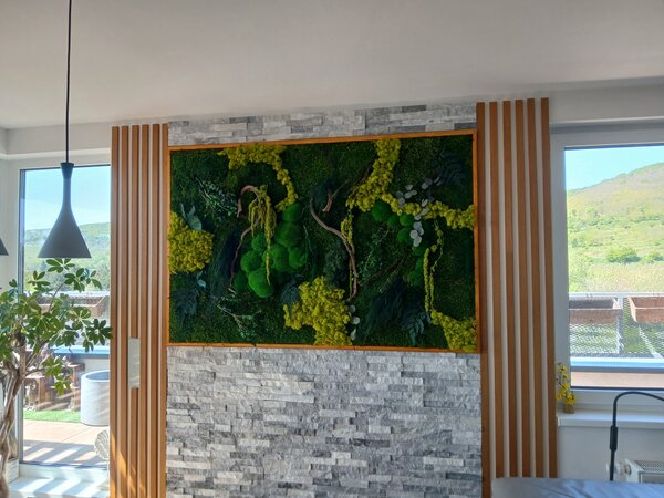 ArtTree s.r.o. Exkluzívny machový obraz s rastlinami 200cm x 100cm
