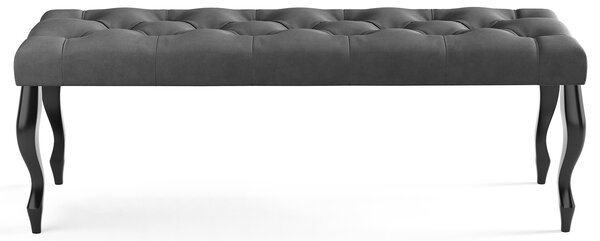 Lavica CHESTERFIELD 100x40 cm Grafit