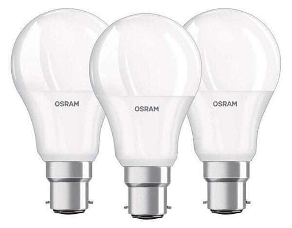 SADA 3x LED Žiarovka B22d/8,5W/230V 4000K - Osram