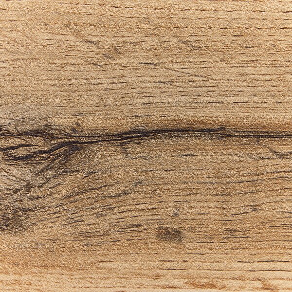 Písací stôl svetlé drevo a čierna MDF 120 x 55 cm oceľový rám 2 úložné zásuvky domáca kancelária
