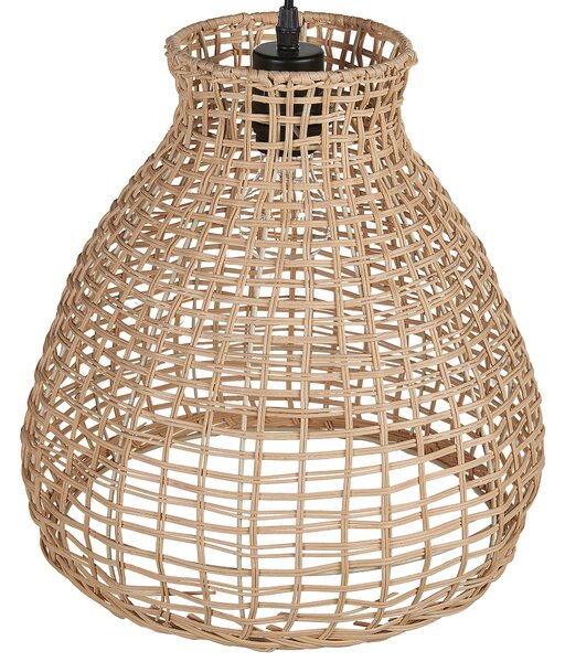 Závesná lampa prírodné ratanové tienidlo ručne vyrobené stropné svietidlo boho štýl