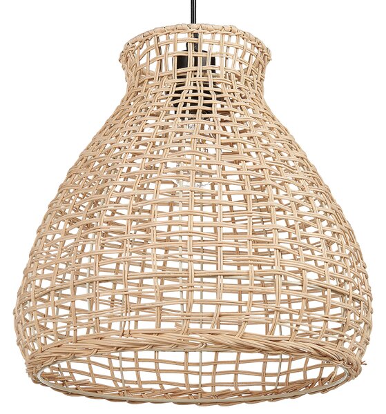 Závesná lampa prírodné ratanové tienidlo ručne vyrobené stropné svietidlo boho štýl