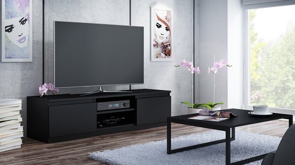 TV stolík LCD 140 cm čierny