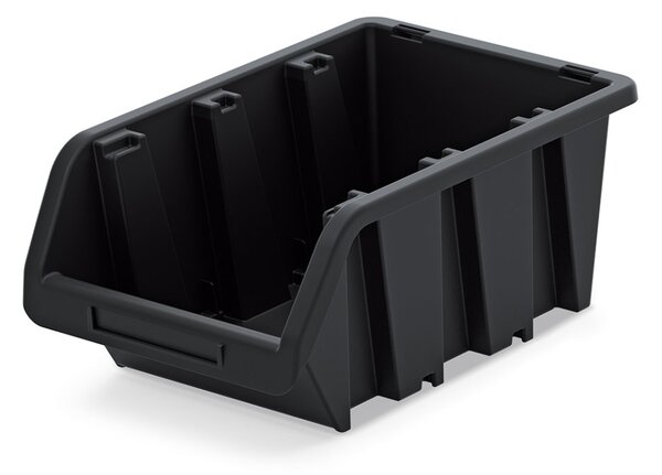 Kovový regál ECONOMY 180x90x40 5 políc - pozinkovaný + úložné boxy TRUCK 29x20x15 cm