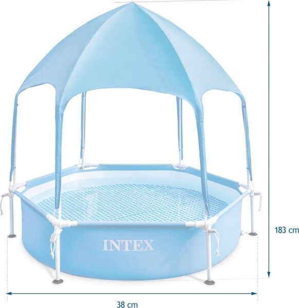 Intex_D INTEX 28209 Bazénik 1,83 x 0,38m so strieškou 128209