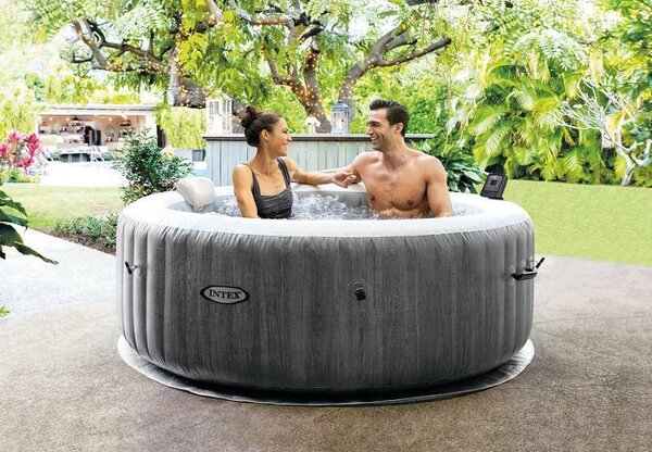 Intex_D Nafukovacia vírivka INTEX 28440 Pure Spa Bubble Wood 28440