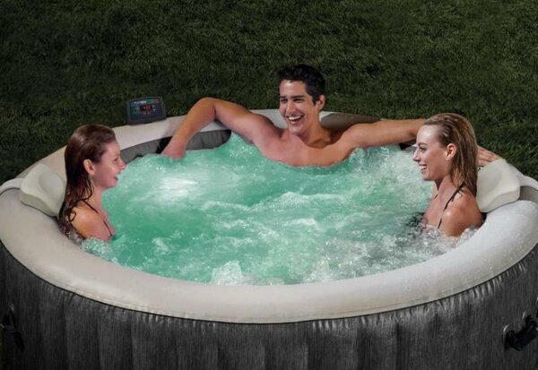 Intex_D Nafukovacia vírivka INTEX 28440 Pure Spa Bubble Wood 28440