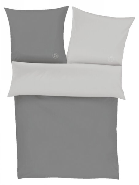 Posteľná bielizeň BUGATTI sivá, 2 ks 70x90 a 200x200 cm