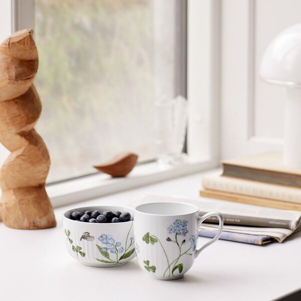 Porcelánový hrnček Hammershøi Summer Forget me not, 330 ml